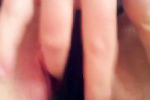 I love to tickle my moist muff with my much loved sex toy