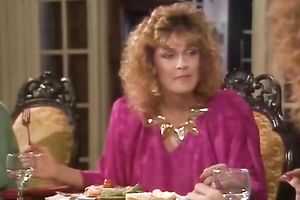 Retro blond receives her curly cunt screwed in the cowgirl pose