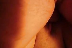 Playing with the hairless dry slit of my friend's white bitch