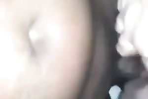 Wet large brown slit of my swarthy dirty slut wife pounded during squirting