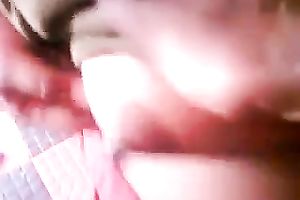 My neighbor's white women is greatly proud of her large natural scoops