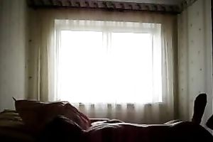 My sexy and stylish Russian boyfriend pounds me in my bedroom