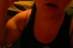 big beautiful woman dilettante white doxy takes a huge cumload on her face and tongue