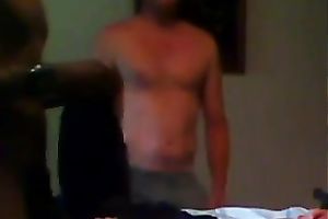 Me and my dark buddy play smutty games with a slender brunette legal age teenager