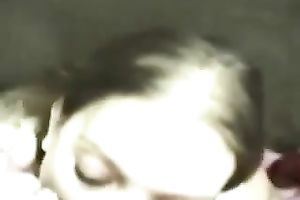 My cum lust slutty wife desires to engulf my 10-Pounder badly on camera