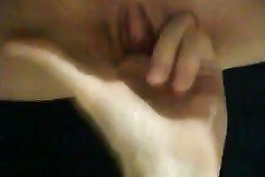 A not many finger pokes and strokes and that babe is spraying like geyser