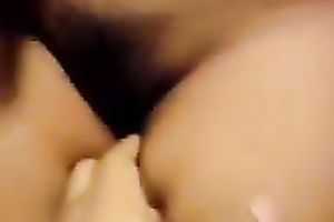 Asian hooker is fresh out of shower wrapped in a towel