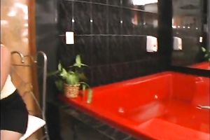Sex starved Latina chick enjoys having ardent sex in the bath