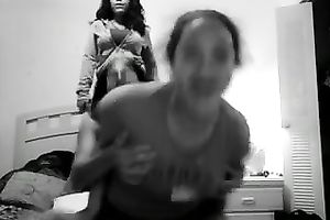 Three Latina women are getting freaky for me on web camera