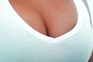 Flashing my arse and admirable natural milk shakes for the camera