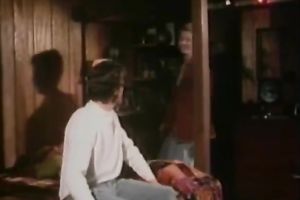 Trashy legal age teenager sweetheart and older aunty fuck in FFM trio