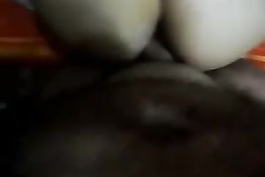 My white women shows her chubby gazoo to me and lets me fuck her fur pie from behind