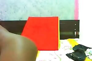 Kneading my large natural pantoons and fingering my swarthy wet crack