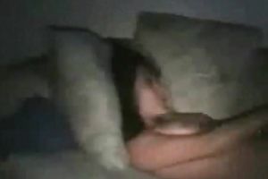 Salacious Latina nympho is rubbing her trimmed snatch in front of me