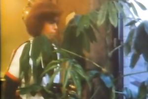 Vintage porn with hawt and hot brunette blowing her stud