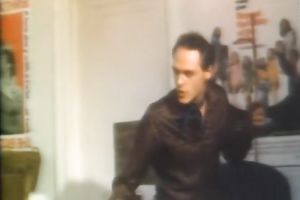 Vintage porn with hawt and hot brunette blowing her stud