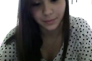 Young and hot Asian livecam whore shows me off her slender body