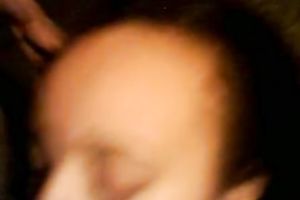 Amateur ebon dirty slut wife is indeed lust for facial on webcam