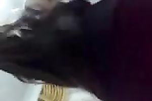 Pale skin Egyptian girlfriend gives me dance shaking her large a-hole