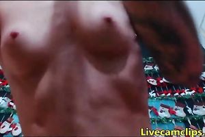 Tattooed golden-haired dropping some asshole bass