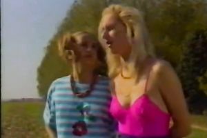 Hot tempered stud drills street hoochie right on the car hood