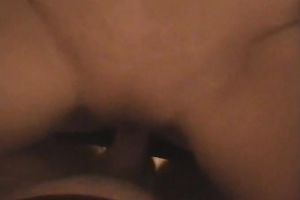 Big breasted brunette hair performs her hubby fine unfathomable face hole