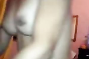 My slutty and gracious hotwife jumps on my rod on the ottoman