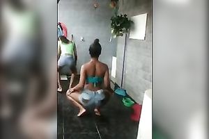 My lascivious ally of mine is teaching me how to twerk