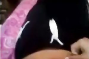 Kinky mature brunette hair amateur wife on homemade clip getting off