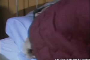 Sexy and wicked college white bitch gives some stud a oral-service