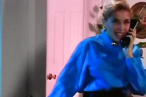 Salacious golden-haired head strumpet gives astonishing irrumation to her new fellow