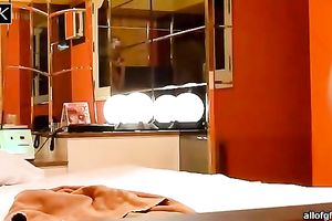 Horny and smutty whore with precious gazoo stripped in the room