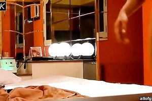 Horny and smutty whore with precious gazoo stripped in the room