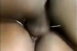 Fat ebony woman with large round melons acquires drilled in missionary position