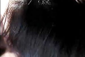 Busty brunette hair doxy jacks me off and receives pearl necklace