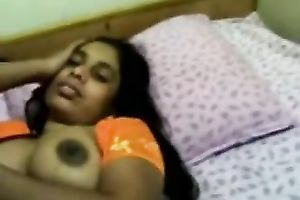 Check out Indian dilettante brunette hair and her BF fingering her snatch