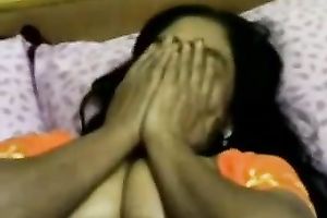 Check out Indian dilettante brunette hair and her BF fingering her snatch