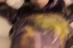 Fucking corpulent Asian mommy in a missionary position