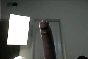Juicy dark brown milf housewife is proudly demonstrating her milk sacks