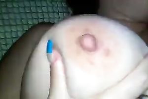 My breasty wifey can't live without when I pound her soaking shaggy love tunnel missionary