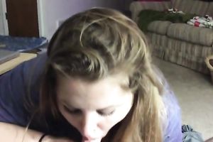 Brunette slutwife of my ally is fond of engulfing his delightful hard and hot pecker