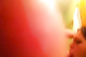 Deepthroating rock hard penis of my boyfriend on homemade movie