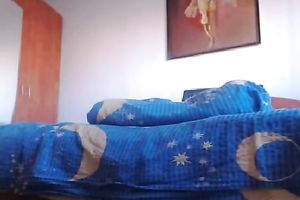 Horny and barefaced brunette hair hottie shows off her enchanting ass