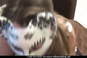 This mother I'd like to fuck is here to show me how much this babe likes giving head