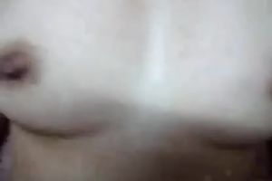 Flamboyant brunette hair wench receives her unshaved muff nailed hard in missionary style