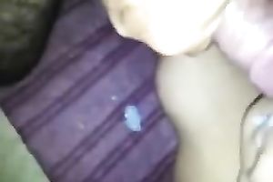 Latina dark head gives BJ and gets powerful bald cunt hammered