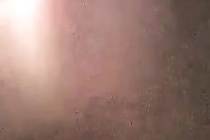 Blonde cheerful bitch was hammered from behind by her BF in poor quality vid