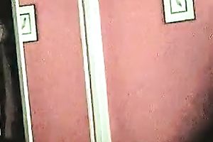 Blonde cheerful bitch was hammered from behind by her BF in poor quality vid