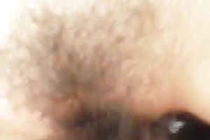 Dick enjoys permeating her curly vagina