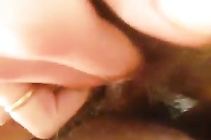 Dick enjoys permeating her curly vagina